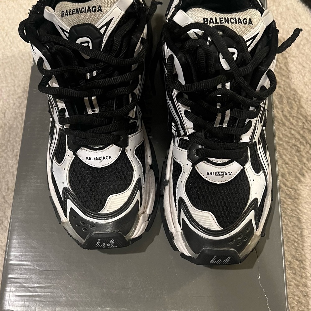 Balenciaga Mens Monochrome Sneakers